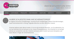 Desktop Screenshot of huber-schliesstechnik.de