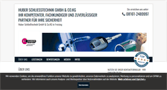 Desktop Screenshot of huber-schliesstechnik.info